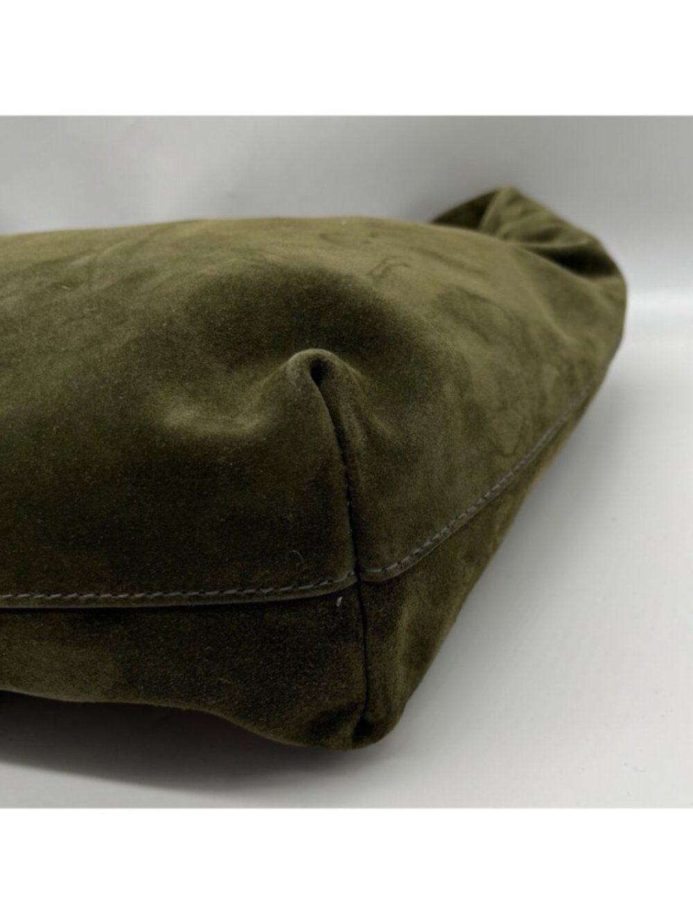 Madewell the Mylie Green Suede Shoulder Bag - Picture 9 of 10